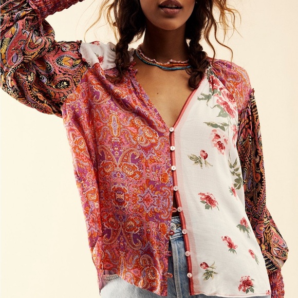 Free people Gemini blouse - Picture 2 of 6